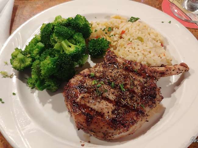 TUSCAN MARINATED PORK CHOP (serves 4)